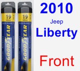 Front Wiper Blade Pack for 2010 Jeep Liberty - Assurance