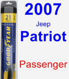 Passenger Wiper Blade for 2007 Jeep Patriot - Assurance