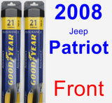 Front Wiper Blade Pack for 2008 Jeep Patriot - Assurance