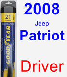 Driver Wiper Blade for 2008 Jeep Patriot - Assurance