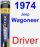 Driver Wiper Blade for 1974 Jeep Wagoneer - Assurance