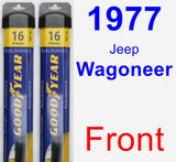 Front Wiper Blade Pack for 1977 Jeep Wagoneer - Assurance