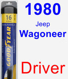 Driver Wiper Blade for 1980 Jeep Wagoneer - Assurance