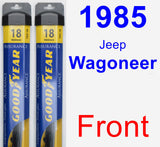 Front Wiper Blade Pack for 1985 Jeep Wagoneer - Assurance