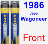 Front Wiper Blade Pack for 1986 Jeep Wagoneer - Assurance