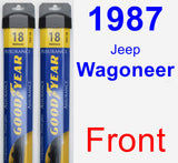 Front Wiper Blade Pack for 1987 Jeep Wagoneer - Assurance