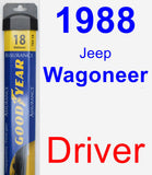 Driver Wiper Blade for 1988 Jeep Wagoneer - Assurance