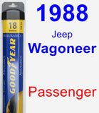 Passenger Wiper Blade for 1988 Jeep Wagoneer - Assurance