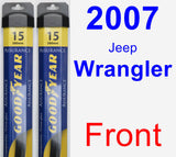 Front Wiper Blade Pack for 2007 Jeep Wrangler - Assurance