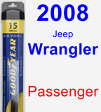 Passenger Wiper Blade for 2008 Jeep Wrangler - Assurance