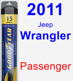Passenger Wiper Blade for 2011 Jeep Wrangler - Assurance