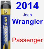 Passenger Wiper Blade for 2014 Jeep Wrangler - Assurance