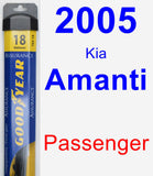 Passenger Wiper Blade for 2005 Kia Amanti - Assurance