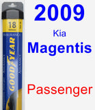 Passenger Wiper Blade for 2009 Kia Magentis - Assurance