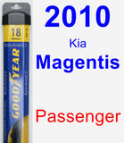 Passenger Wiper Blade for 2010 Kia Magentis - Assurance