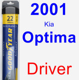 Driver Wiper Blade for 2001 Kia Optima - Assurance