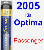 Passenger Wiper Blade for 2005 Kia Optima - Assurance