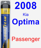 Passenger Wiper Blade for 2008 Kia Optima - Assurance