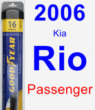 Passenger Wiper Blade for 2006 Kia Rio - Assurance