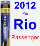 Passenger Wiper Blade for 2012 Kia Rio - Assurance