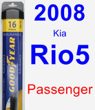 Passenger Wiper Blade for 2008 Kia Rio5 - Assurance