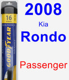 Passenger Wiper Blade for 2008 Kia Rondo - Assurance