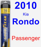 Passenger Wiper Blade for 2010 Kia Rondo - Assurance