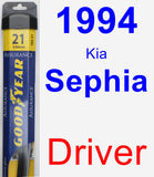 Driver Wiper Blade for 1994 Kia Sephia - Assurance