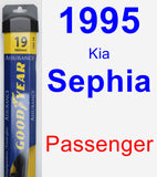 Passenger Wiper Blade for 1995 Kia Sephia - Assurance