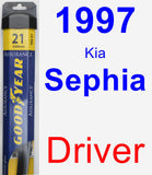 Driver Wiper Blade for 1997 Kia Sephia - Assurance