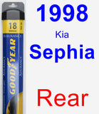 Rear Wiper Blade for 1998 Kia Sephia - Assurance