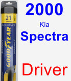 Driver Wiper Blade for 2000 Kia Spectra - Assurance