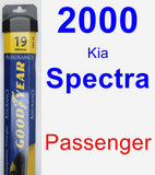 Passenger Wiper Blade for 2000 Kia Spectra - Assurance