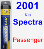 Passenger Wiper Blade for 2001 Kia Spectra - Assurance