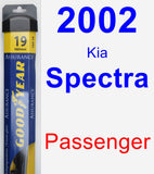 Passenger Wiper Blade for 2002 Kia Spectra - Assurance