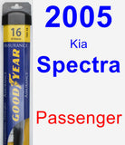 Passenger Wiper Blade for 2005 Kia Spectra - Assurance