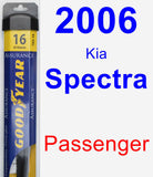 Passenger Wiper Blade for 2006 Kia Spectra - Assurance