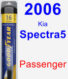 Passenger Wiper Blade for 2006 Kia Spectra5 - Assurance