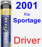 Driver Wiper Blade for 2001 Kia Sportage - Assurance