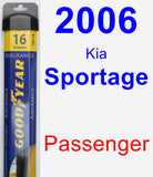 Passenger Wiper Blade for 2006 Kia Sportage - Assurance