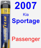 Passenger Wiper Blade for 2007 Kia Sportage - Assurance