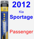 Passenger Wiper Blade for 2012 Kia Sportage - Assurance