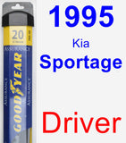 Driver Wiper Blade for 1995 Kia Sportage - Assurance