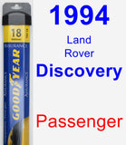 Passenger Wiper Blade for 1994 Land Rover Discovery - Assurance