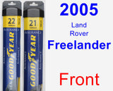 Front Wiper Blade Pack for 2005 Land Rover Freelander - Assurance