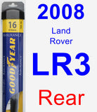 Rear Wiper Blade for 2008 Land Rover LR3 - Assurance