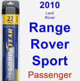 Passenger Wiper Blade for 2010 Land Rover Range Rover Sport - Assurance