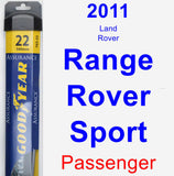 Passenger Wiper Blade for 2011 Land Rover Range Rover Sport - Assurance