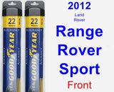 Front Wiper Blade Pack for 2012 Land Rover Range Rover Sport - Assurance