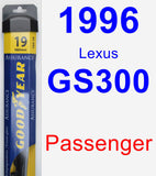 Passenger Wiper Blade for 1996 Lexus GS300 - Assurance